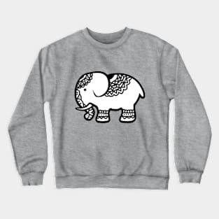 Tribal Elephant Crewneck Sweatshirt